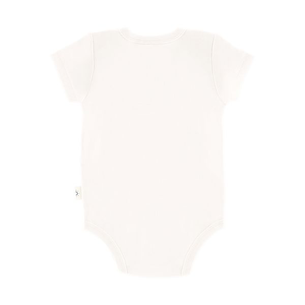 DAY Romper Korte Mouw - Off White - Mt. 50/56 DAY Romper Korte Mouw - Off White - Mt. 50/56