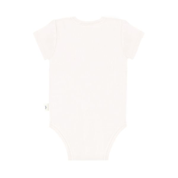 DAY Romper Korte Mouw + Grow-Along - Off White - Mt. 50/56