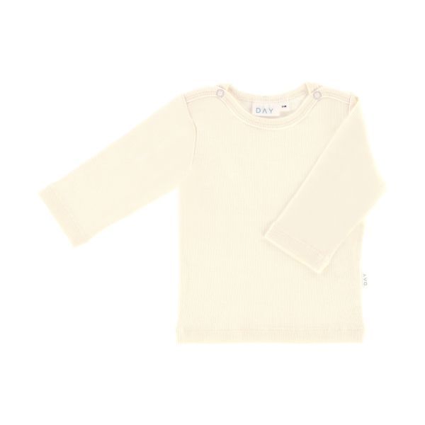 DAY T-Shirt Rib - Cream - Mt. 50/56 DAY T-Shirt Rib - Cream - Mt. 50/56