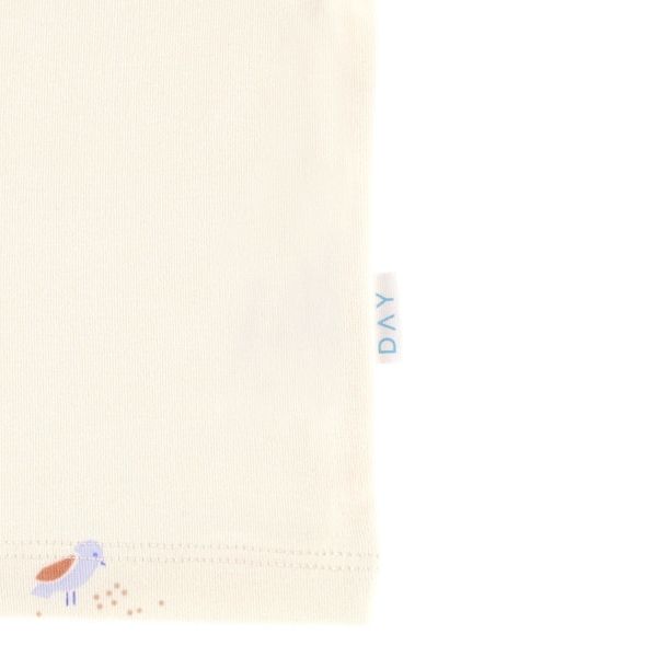 DAY T-Shirt Lange Mouw - Cream - Mt. 50/56