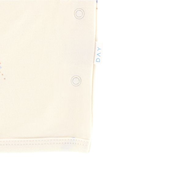DAY Overslag T-Shirt - Cream - Mt. 50/56 DAY Overslag T-Shirt - Cream - Mt. 50/56