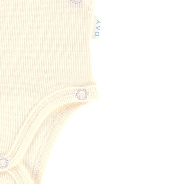 DAY Overslagromper Lange Mouw Rib - Mt. 50/56 - Cream