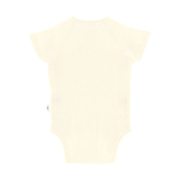 DAY Overslagromper Korte Mouw Rib - Mt. 50/56 - Cream DAY Overslagromper Korte Mouw Rib - Mt. 50/56 - Cream