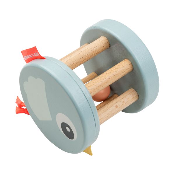 Done By Deer Bell Rattle Birdee Blue Done By Deer Bell Rattle Birdee Blue