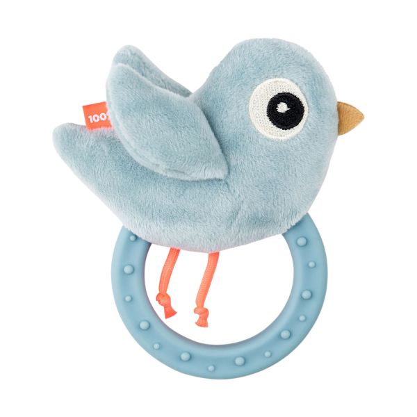 Done By Deer Sensory Ratlle With Teether Birdee Blue