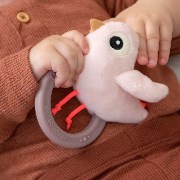 Done By Deer Sonsory Ratlle With Teether Birdee Powder Done By Deer Sonsory Ratlle With Teether Birdee Powder