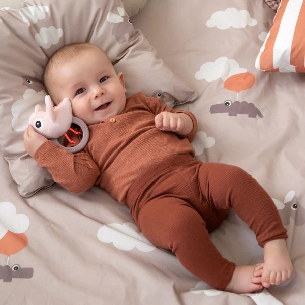 Done By Deer Sonsory Ratlle With Teether Birdee Powder Done By Deer Sonsory Ratlle With Teether Birdee Powder