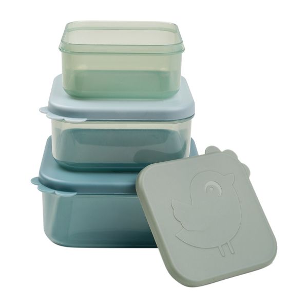 Done By Deer Snackbox Set M - Elphee - 3 Stuks - Blue