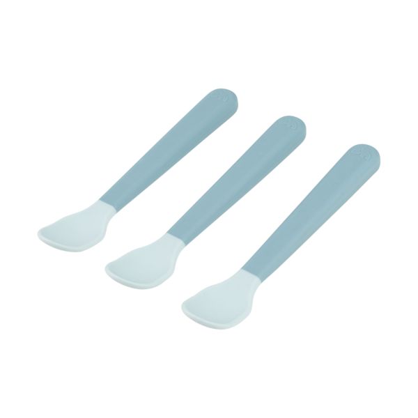 Done By Deer Easy Grip Lepels - 3 Stuks - Blue Done By Deer Easy Grip Lepels - 3 Stuks - Blue