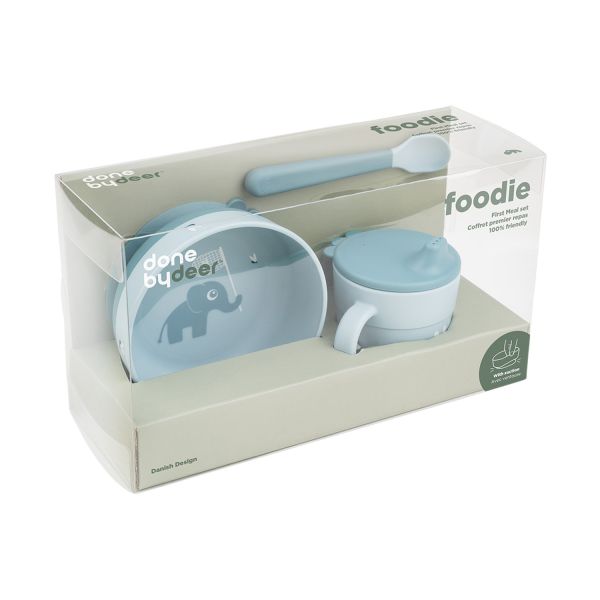 Done By Deer Foodie First Meal Set - Elphee - 3-Delig - Blue