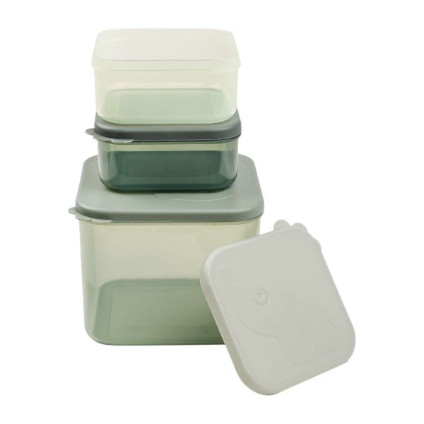 Done By Deer Snackbox Set L - Elphee - 3 Stuks - Green