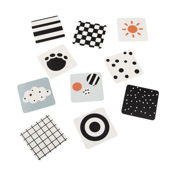 Done by Deer Baby Contrast Kaarten – 10-pack – Multicolor Done by Deer Baby Contrast Kaarten – 10-pack – Multicolor