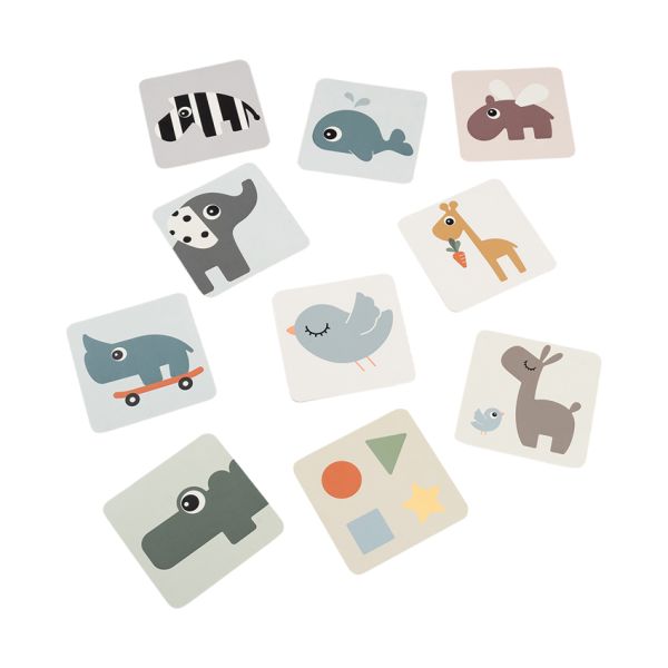 Done by Deer Baby Contrast Kaarten – 10-pack – Multicolor Done by Deer Baby Contrast Kaarten – 10-pack – Multicolor