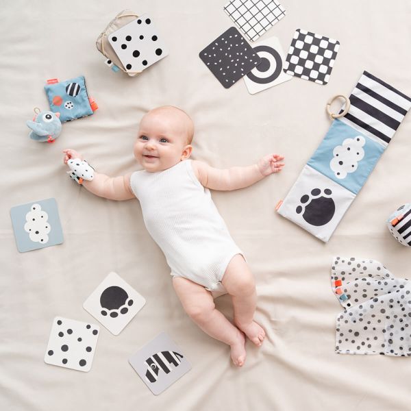 Done by Deer Baby Contrast Kaarten – 10-pack – Multicolor Done by Deer Baby Contrast Kaarten – 10-pack – Multicolor