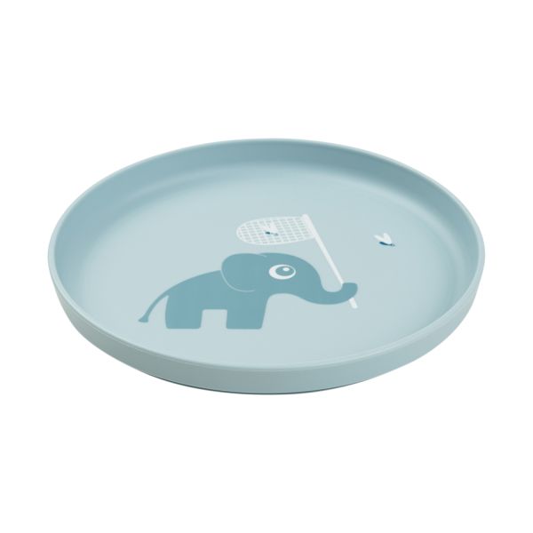 Done By Deer Bord - Elphee - Rond - Silicone - Blue