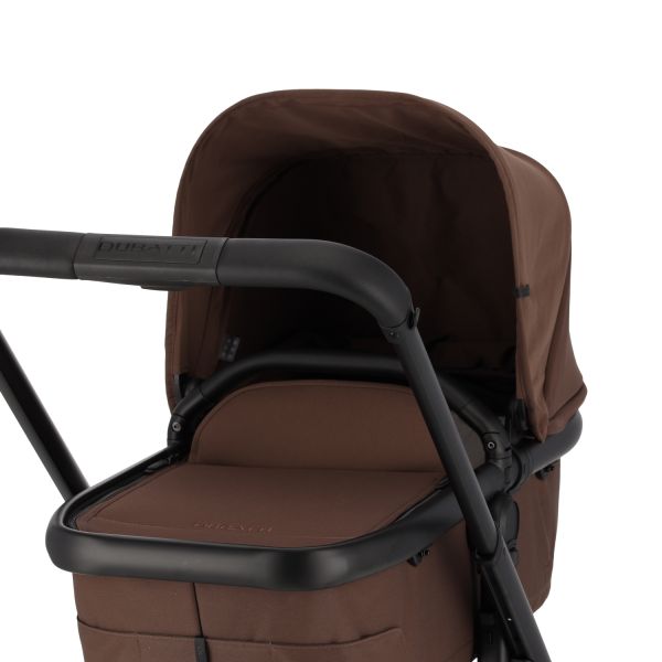 Dubatti One E6 2-in-1 Kinderwagen Black - Walnut Brown Dubatti One E6 2-in-1 Kinderwagen Black - Walnut Brown
