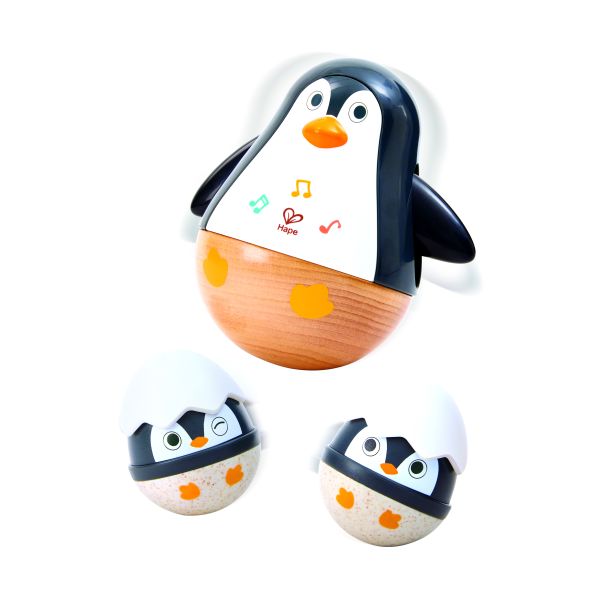 Hape Babyspeelgoed - Wobbling Penguin Family Hape Babyspeelgoed - Wobbling Penguin Family