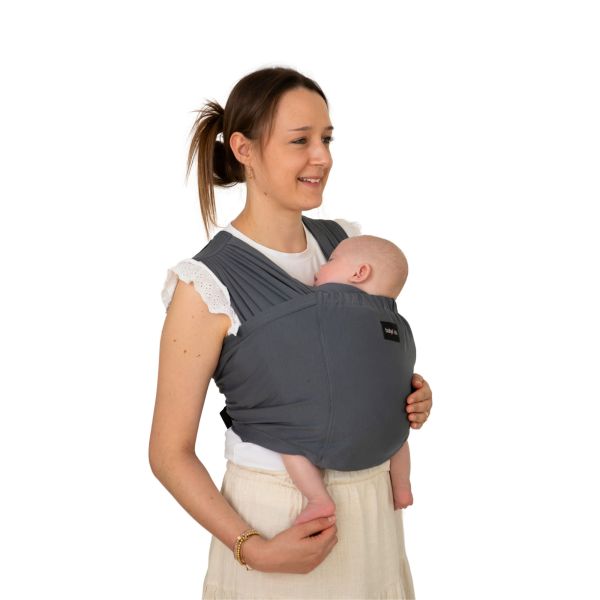 Babylonia Tricot-Easy Draagdoek - Dark Grey Babylonia Tricot-Easy Draagdoek - Dark Grey