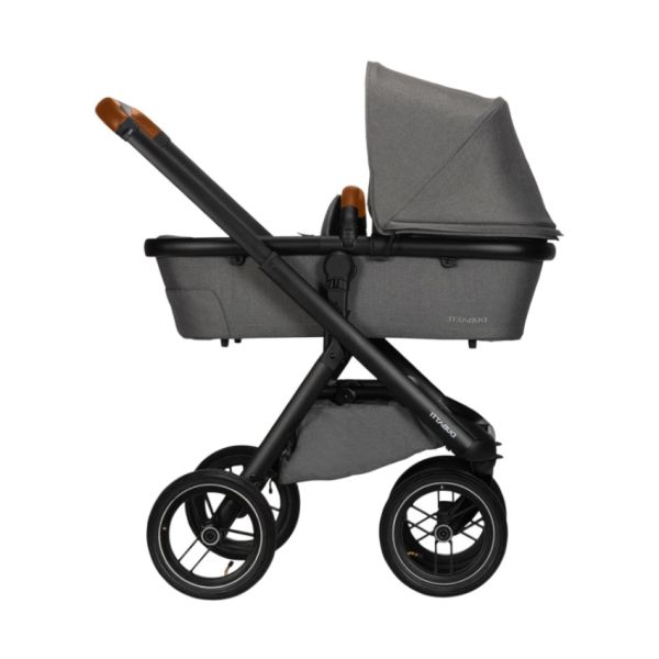 Dubatti One E5 2-in-1 Kinderwagen Black/Cognac - Grey Dubatti One E5 2-in-1 Kinderwagen Black/Cognac - Grey