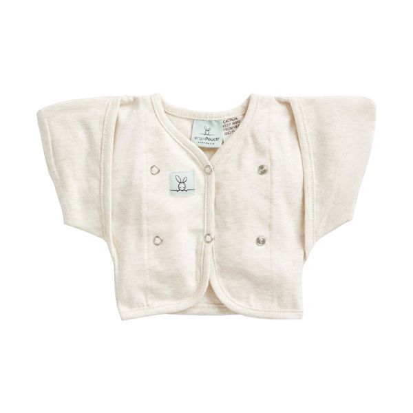 Ergopouch Cocoon Butterfly Cardi - 0-3 Mnd - Oatmeal Marle Ergopouch Cocoon Butterfly Cardi - 0-3 Mnd - Oatmeal Marle