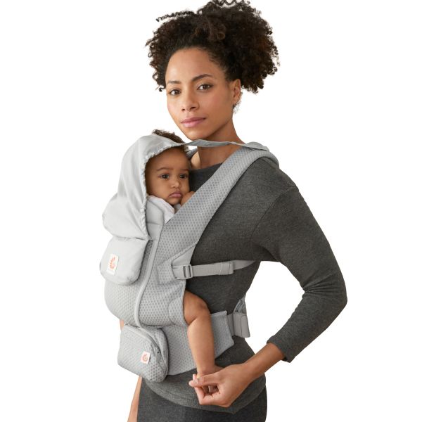 Ergobaby Draagzak Zonnekap - Pearl Grey Ergobaby Draagzak Zonnekap - Pearl Grey