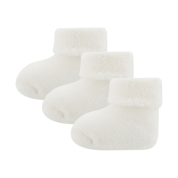 Ewers Uni / Ringel Sokjes - 3 Stuks - Newborn - Latte Ewers Uni / Ringel Sokjes - 3 Stuks - Newborn - Latte