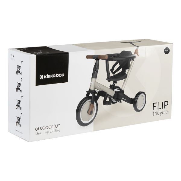 Kikkaboo Flip Driewieler 5in1 - Beige Kikkaboo Flip Driewieler 5in1 - Beige