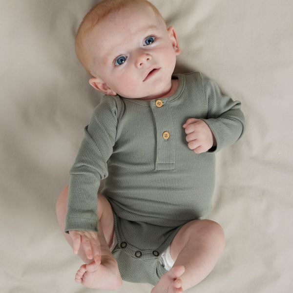 Name It Kab Button Romper - Maat 62 - Shadow