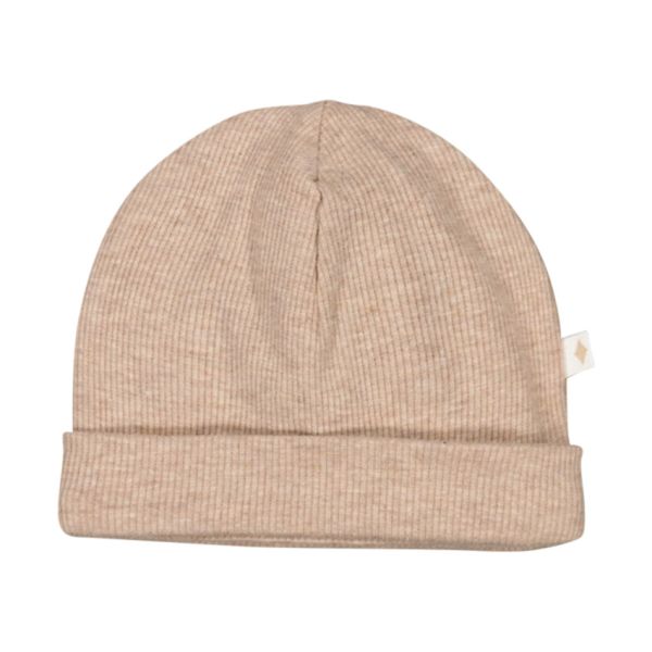 Feetje Muts Rib The Magic Is In You Taupe Melange 1