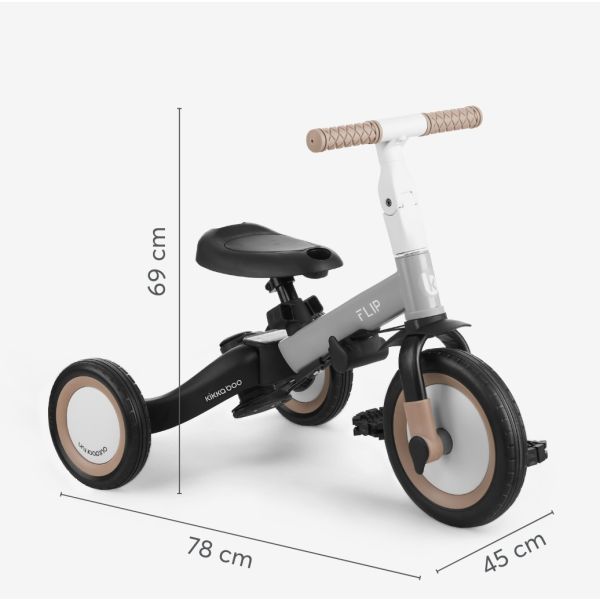 Kikkaboo Flip Driewieler 5in1 - Beige Kikkaboo Flip Driewieler 5in1 - Beige