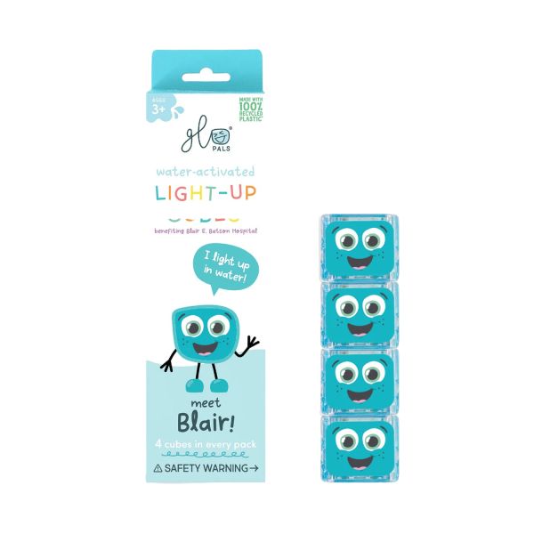 Glo Pals Light Up Cubes - 4 Stuks - Blair Blue Glo Pals Light Up Cubes - 4 Stuks - Blair Blue