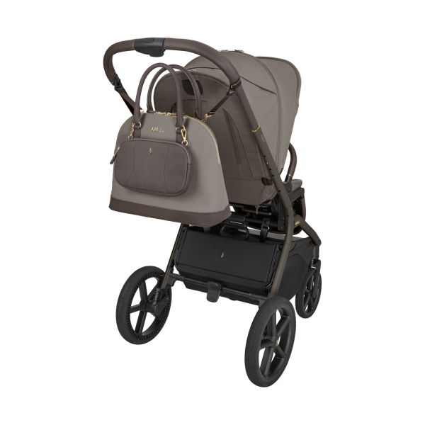 Kikkaboo Goya 2-in-1 Kinderwagen Platinum - Mocca Kikkaboo Goya 2-in-1 Kinderwagen Platinum - Mocca