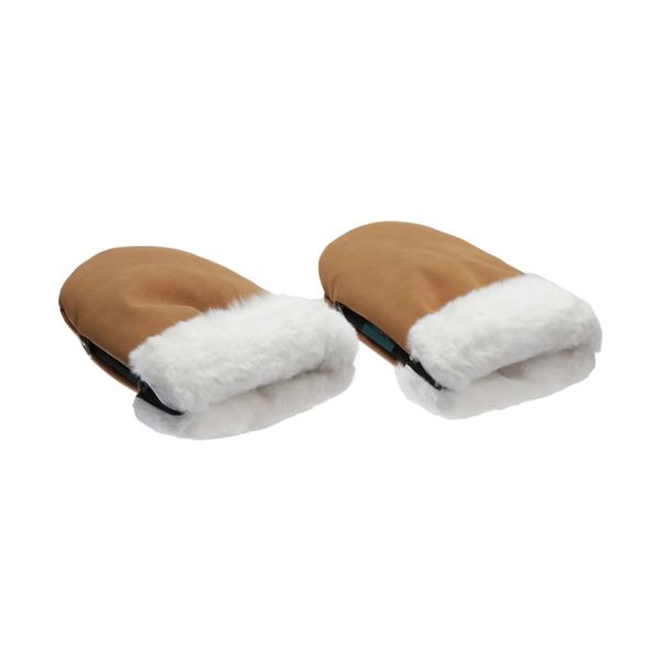 Kong Walther Kinderwagen Handschoenen - Østerbro - Faux Suede Brown