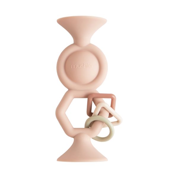 Mushie Hexapop Suction Toy - Blush Mushie Hexapop Suction Toy - Blush