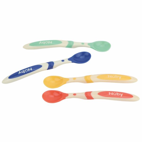 Nûby Lepel Met Lange Handgreep 4Stuks Nûby Lepel Met Lange Handgreep 4Stuks
