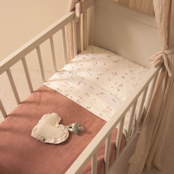 Witlof For Kids Velvet Rib Knuffeldoekje Hart - Soft Sand Witlof For Kids Velvet Rib Knuffeldoekje Hart - Soft Sand