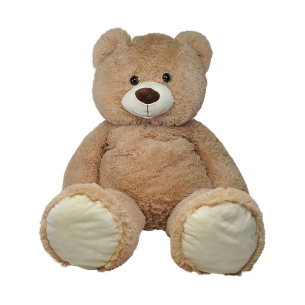 JollyPlush Knuffelbeer - 100 cm - Lichtbruin