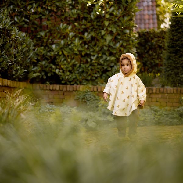 Jollein Teddy Fleece Outdoor Poncho Waterafstotend - Mini Teddy Bear Jollein Teddy Fleece Outdoor Poncho Waterafstotend - Mini Teddy Bear