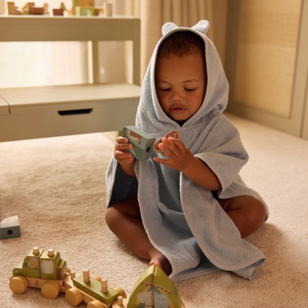 Jollein Badponcho Nijntje - Badstof - Cloudy Blue