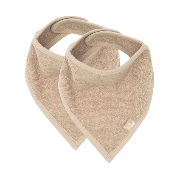 Jollein Slab Bandana Biscuit 2-Pack Jollein Slab Bandana Biscuit 2-Pack