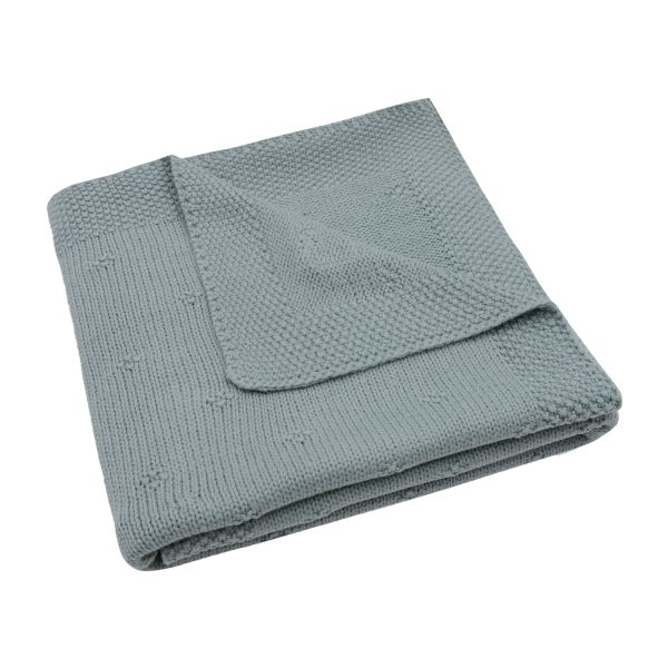 Jollein Cosy Knit Wiegdeken - 75 x 100 cm - Sea Green Jollein Cosy Knit Wiegdeken - 75 x 100 cm - Sea Green