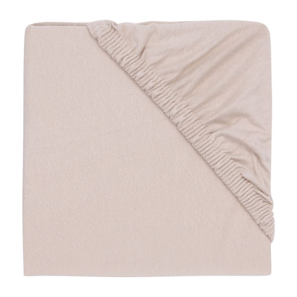 Jollein Hoeslaken Boxmatras Rond Jersey Nougat 95 cm Jollein Hoeslaken Boxmatras Rond Jersey Nougat 95 cm