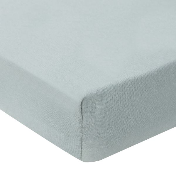 Jollein Hoeslaken - 60 x 120 cm - Jersey - Sea Green Jollein Hoeslaken - 60 x 120 cm - Jersey - Sea Green