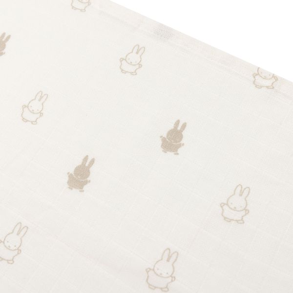 Jollein Multidoek Happy Miffy Nougat 70 x 70 cm 3-Pack Jollein Multidoek Happy Miffy Nougat 70 x 70 cm 3-Pack