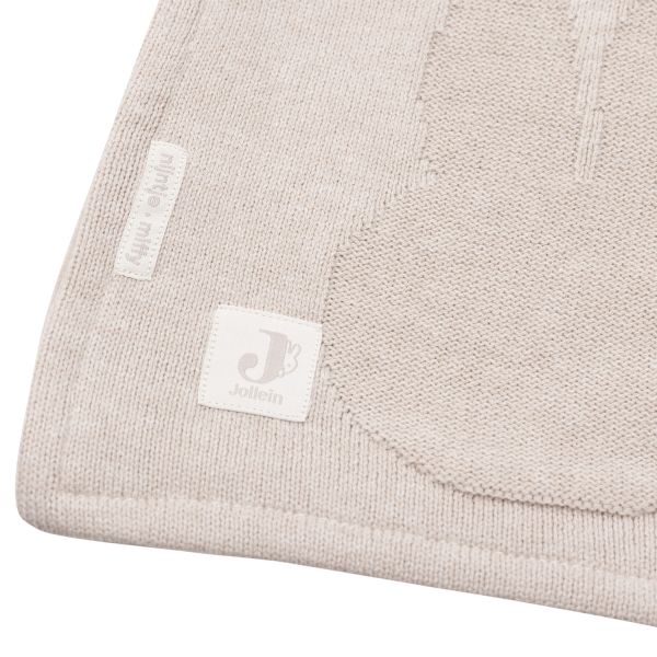Jollein Ledikantdeken Miffy Coral Fleece Nougat 100 x 150 cm