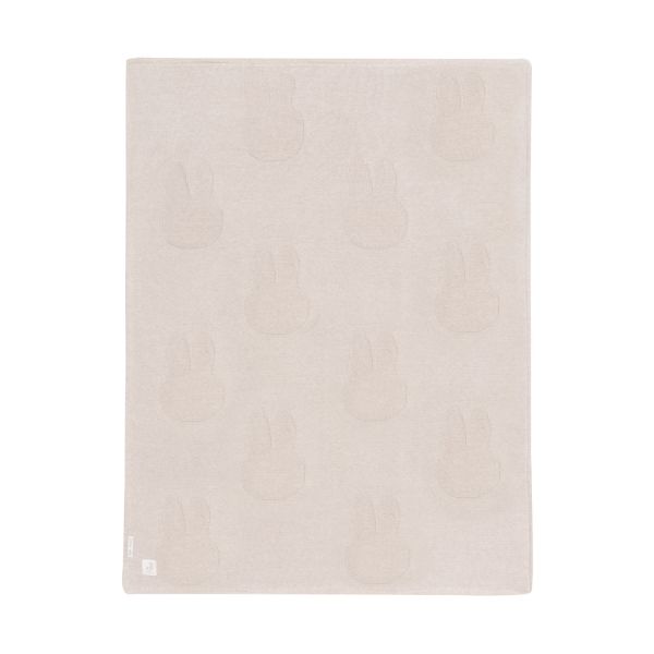 Jollein Ledikantdeken Miffy Coral Fleece Nougat 100 x 150 cm