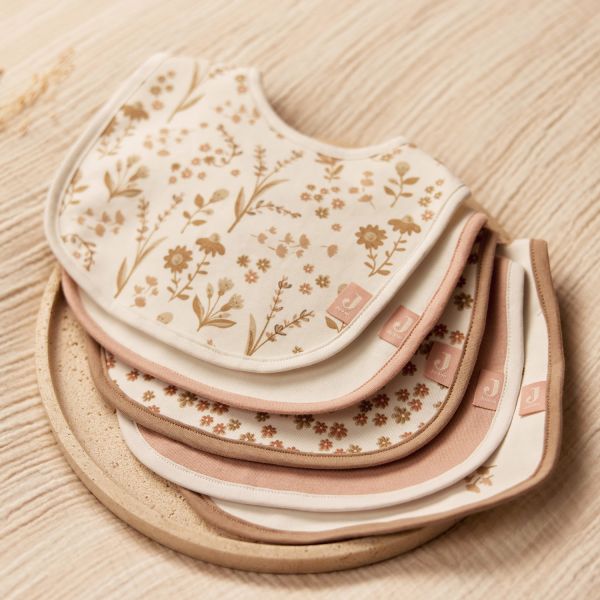 Jollein Slab Jersey Waterproof - Bloomy - 5 Stuks