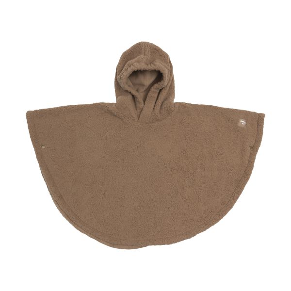 Jollein Teddy Cosy Poncho - Fleece - Dark Hazel Jollein Teddy Cosy Poncho - Fleece - Dark Hazel