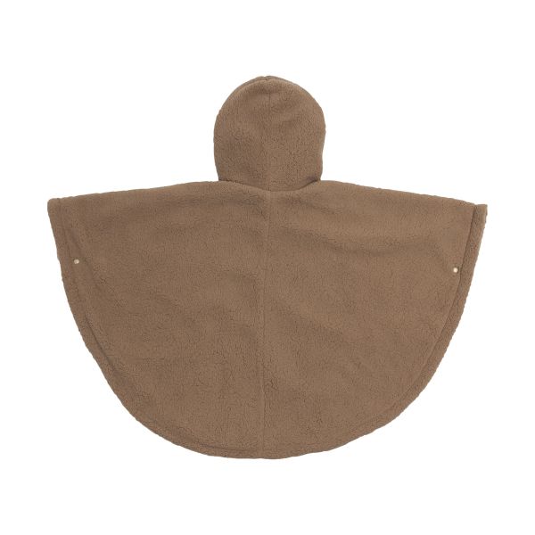 Jollein Teddy Cosy Poncho - Fleece - Dark Hazel Jollein Teddy Cosy Poncho - Fleece - Dark Hazel