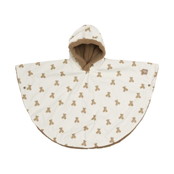 Jollein Teddy Fleece Outdoor Poncho Waterafstotend - Mini Teddy Bear Jollein Teddy Fleece Outdoor Poncho Waterafstotend - Mini Teddy Bear